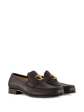 VLogo Signature leather loafers